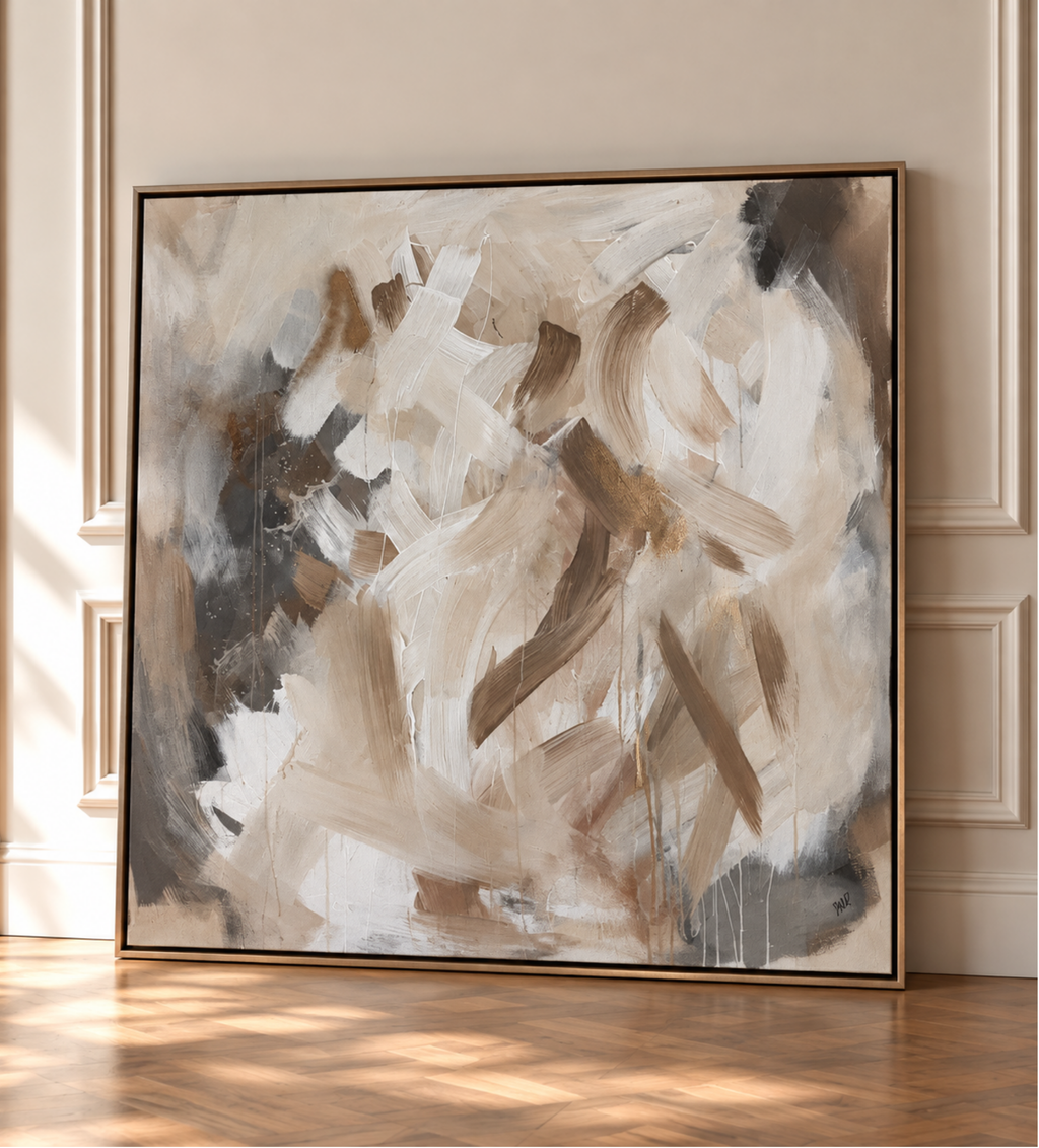 Neutral contemporary large abstract painting.
Bespoke artwork
Commissioned artwork
Custom Artwork
Custom painting for home
Hand painted wall art
Large original paintings for living room
Large statement artwork
Bespoke abstract art
Bespoke art for interiors
Original paintings for living room
Original art for interiors
Custom artwork for interior designers
Luxury wall art for interiors
Artwork for interior Designers
