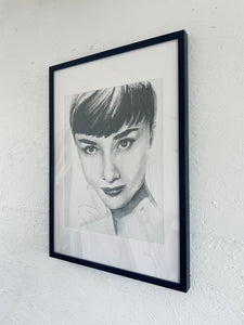 'Audrey' - Framed