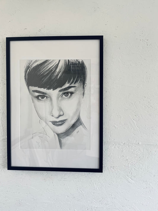 'Audrey' - Drawing