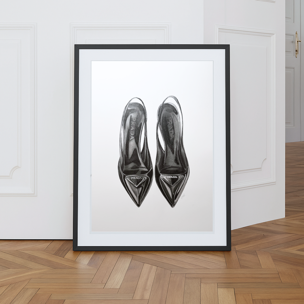 'Prada Heel' - Print