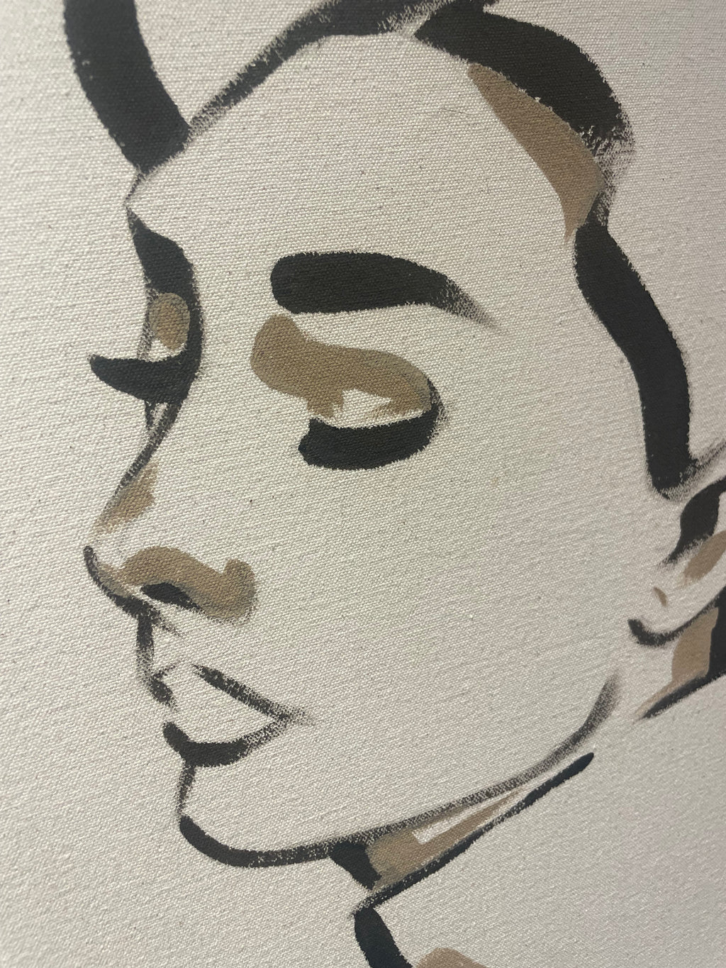 ‘Audrey's silhouette’ - Painting