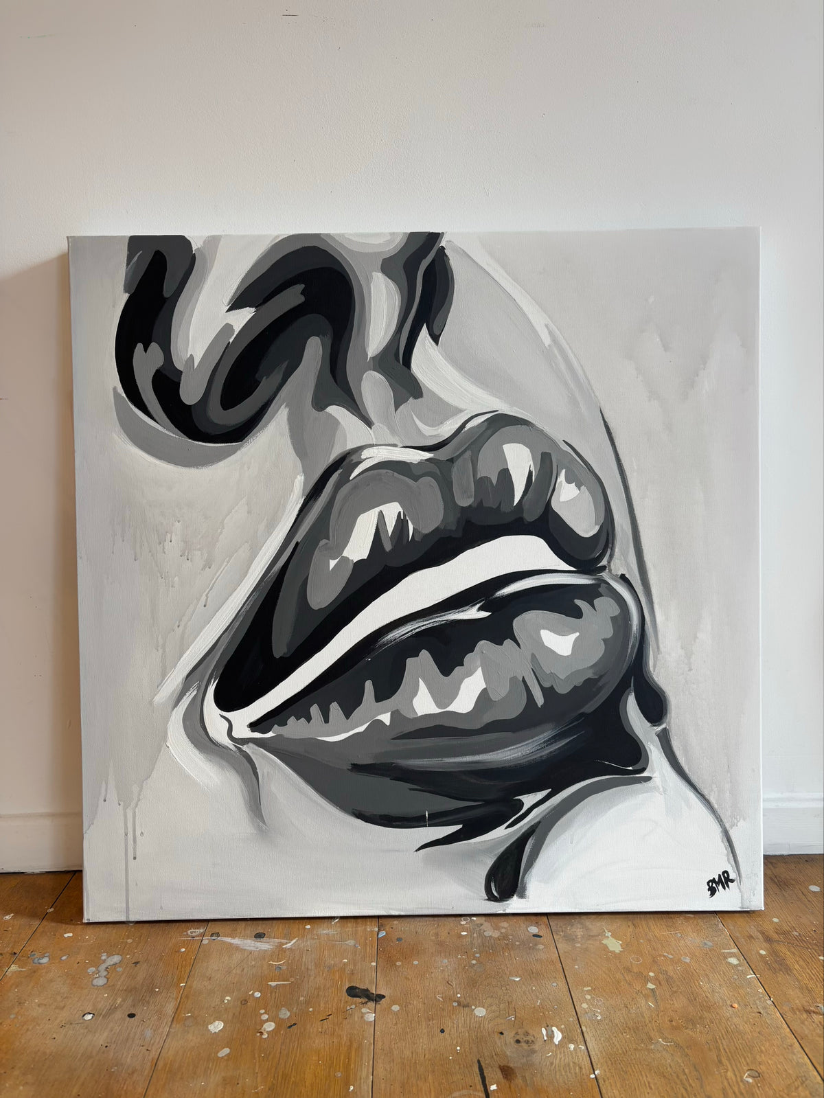 Abstract black and white painting of lips on a light gray background
Contemporary modern monochrome black and white lip paintingNeutral contemporary abstract large figurative painting.
Bespoke artwork
Commissioned artwork
Custom Artwork
Custom painting for home
Hand painted wall art
Large original paintings for living room
Large statement artwork
Bespoke abstract art
Bespoke art for interiors
Original paintings for living room
Original art for interiors
Custom artwork for interior designers
Luxury wall art 