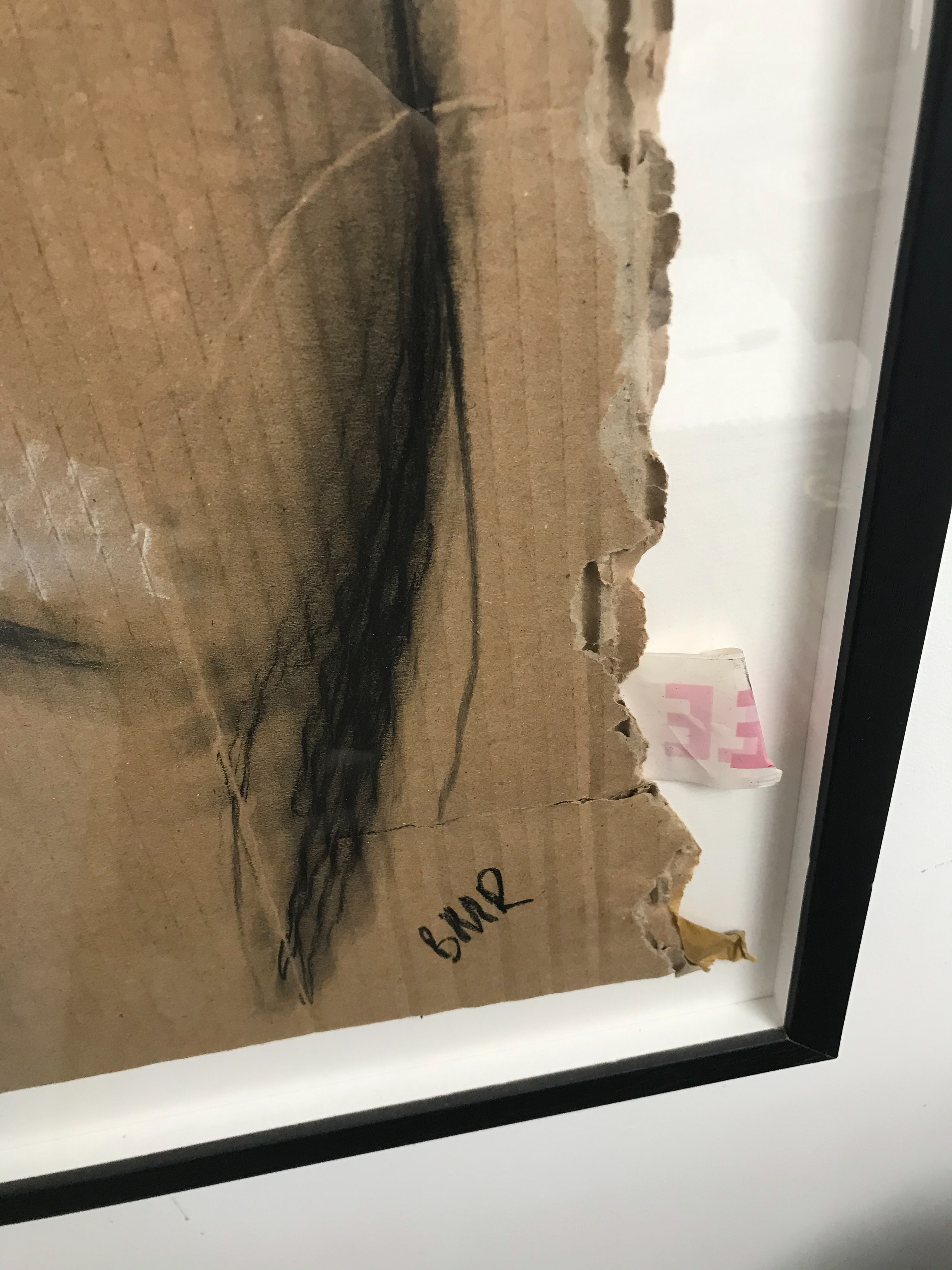 'Charcoal Silhouette'  - Framed