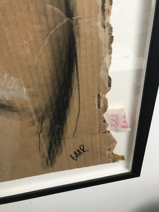 'Charcoal Silhouette'  - Framed